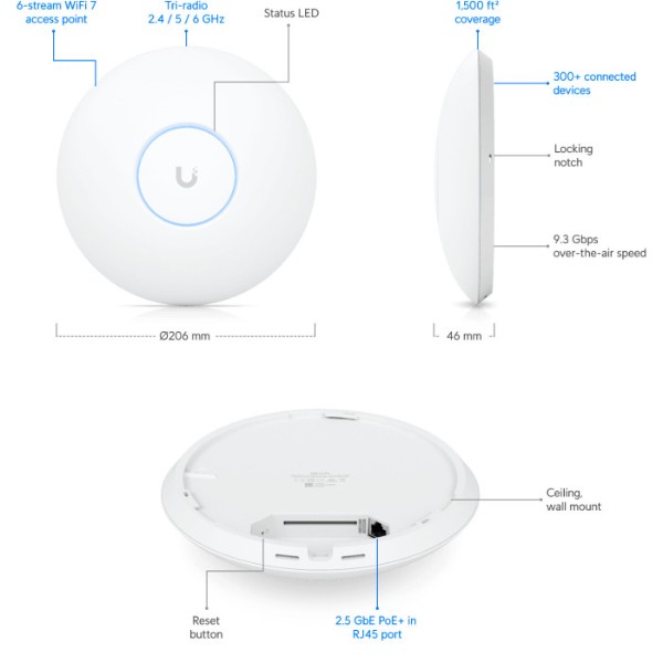 Фото - Точка доступа Ubiquiti U7-PRO-5